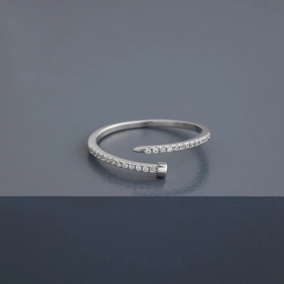 92.5 Silver Finger Ring 194593 - Image 6