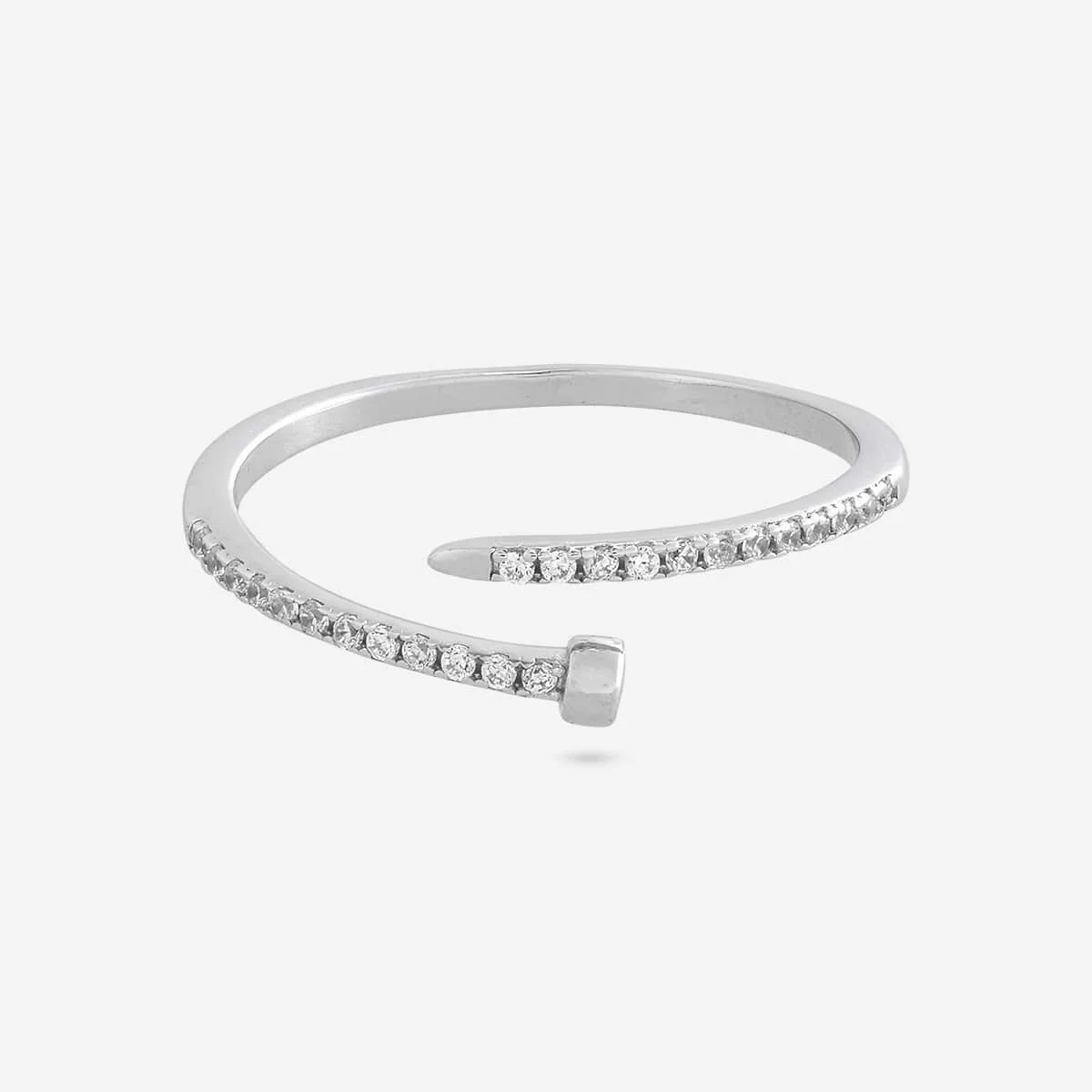 92.5 Silver Finger Ring 194593 - Image 7