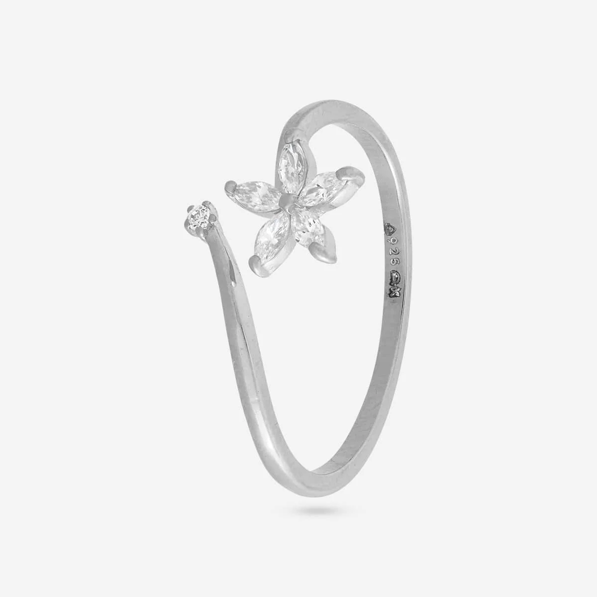 92.5 Silver Finger Ring 194600 - Image 6