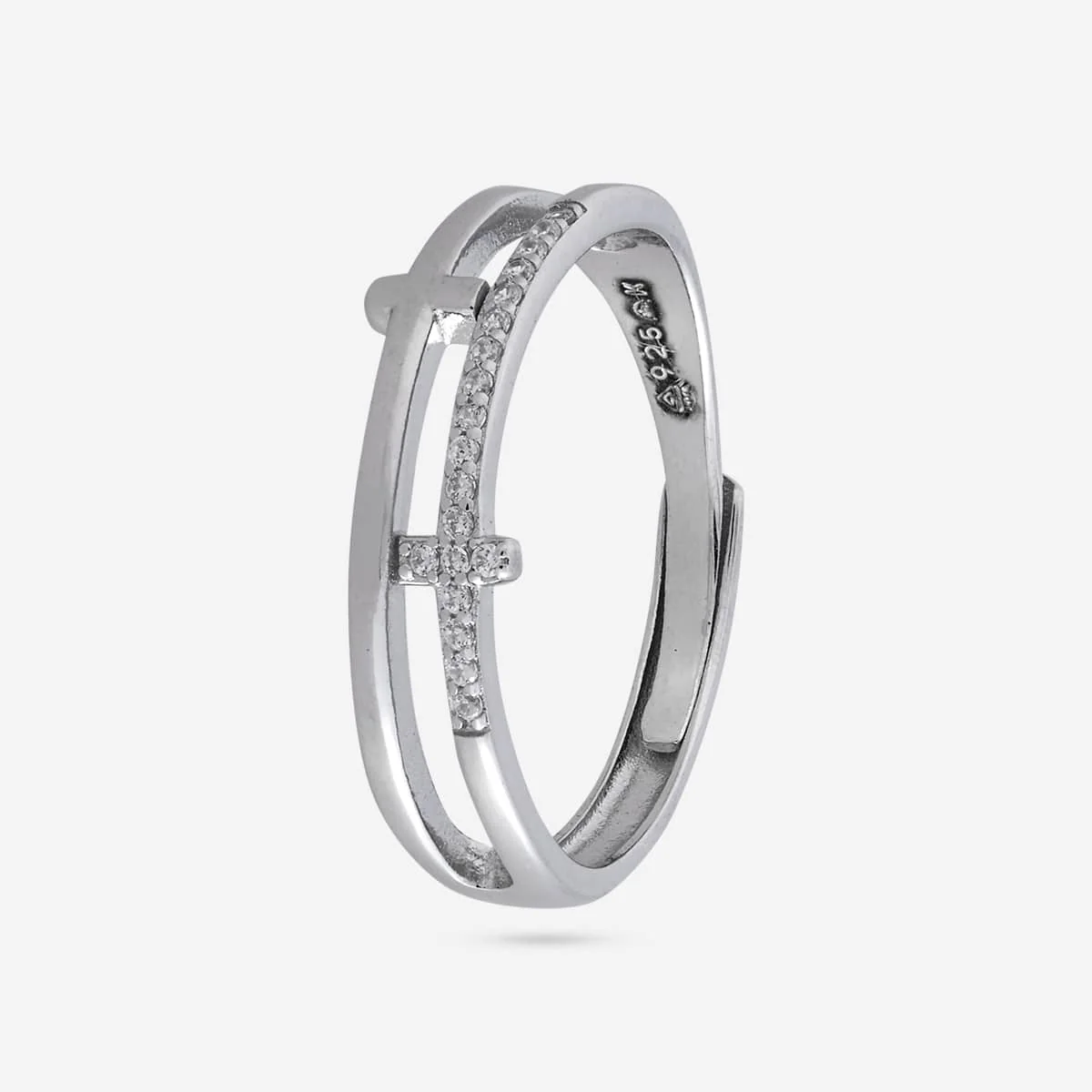 92.5 Silver Finger Ring 194603 - Image 6