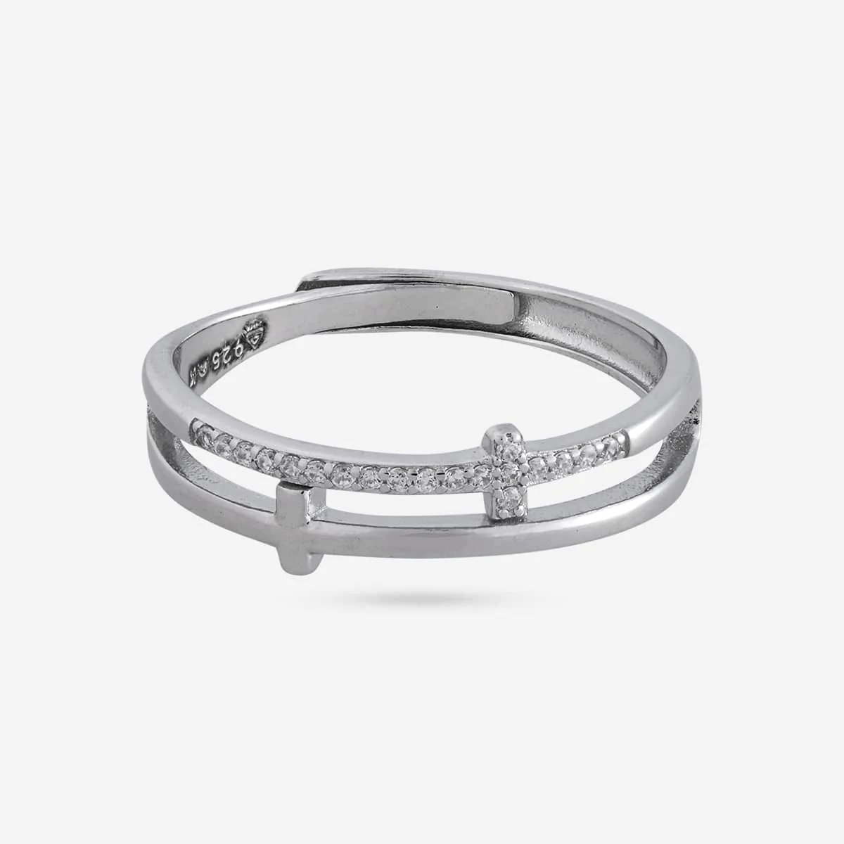 92.5 Silver Finger Ring 194603 - Image 8