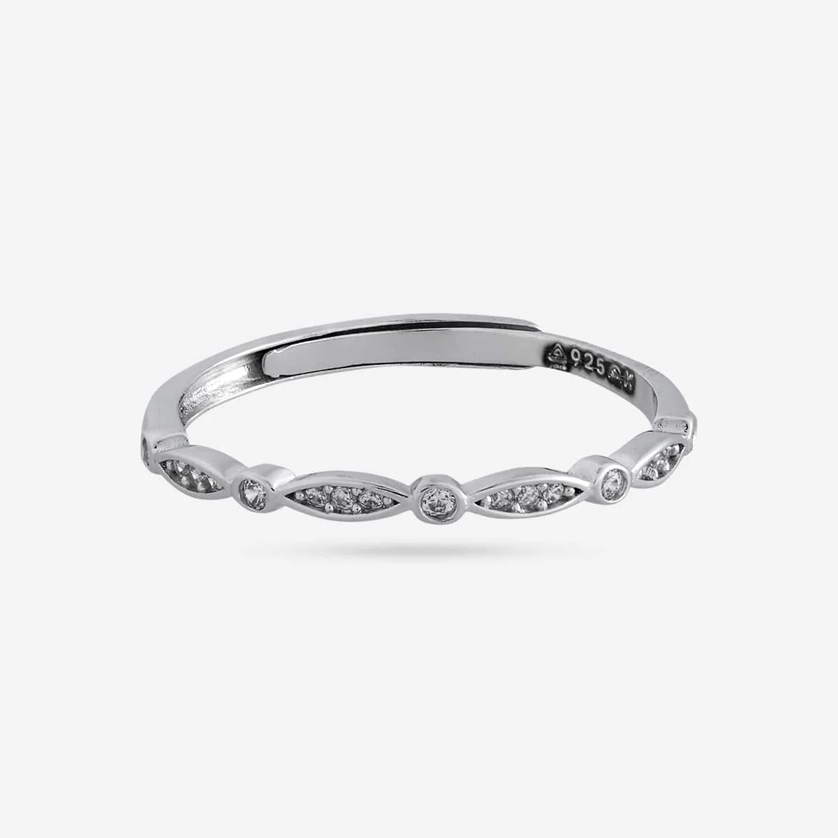 92.5 Silver Finger Ring 194604 - Image 8