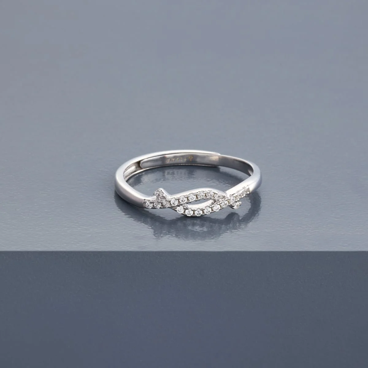 92.5 Silver Finger Ring 194607 - Image 6