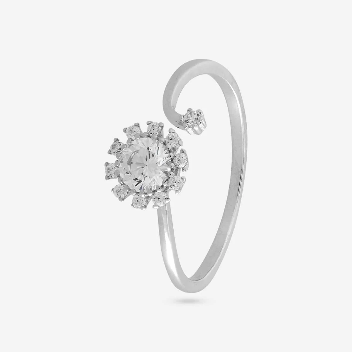 92.5 Silver Finger Ring 194608 - Image 6