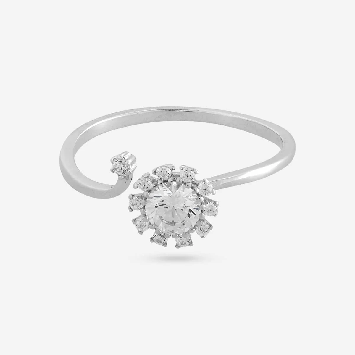 92.5 Silver Finger Ring 194608 - Image 8