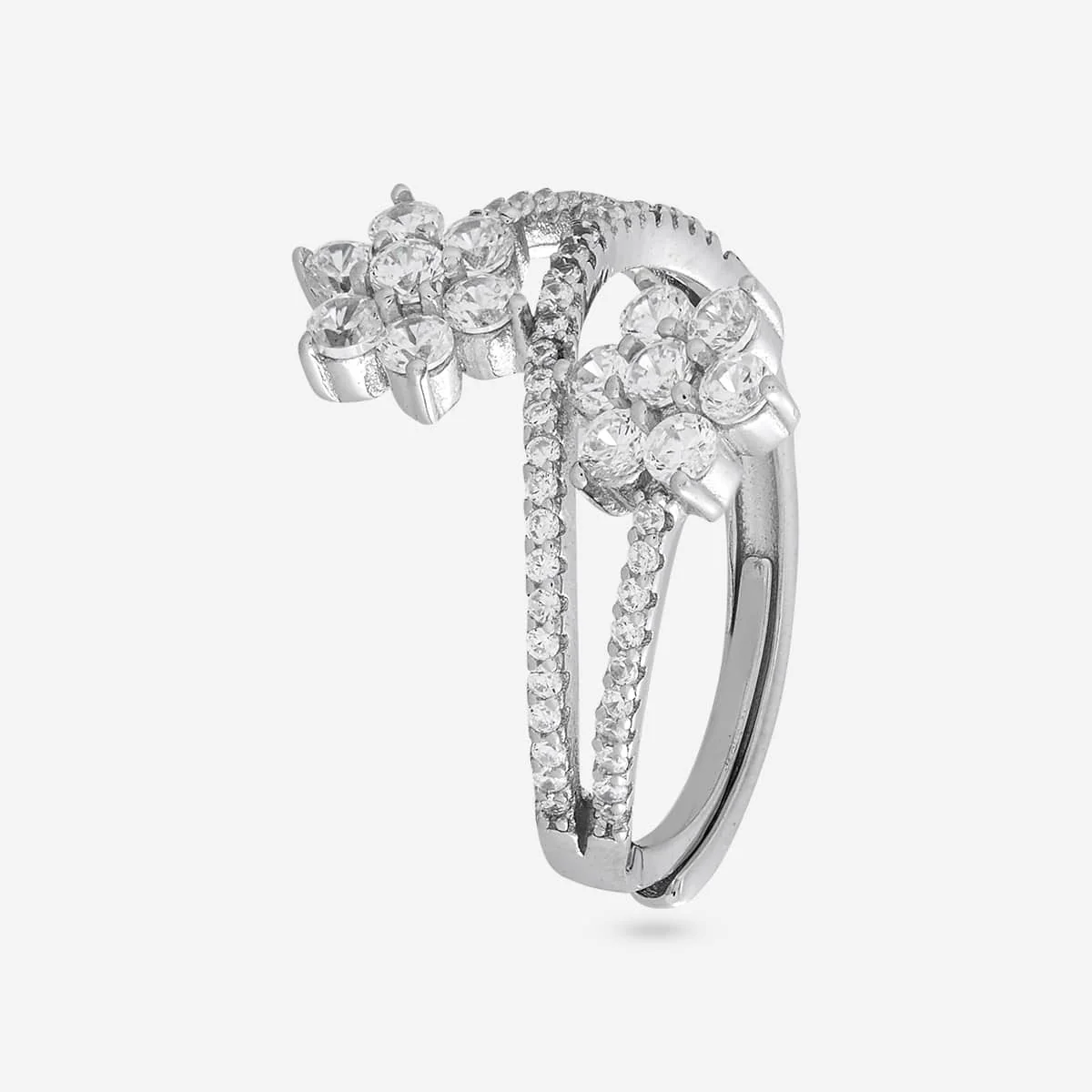 92.5 Silver Finger Ring 194837 - Image 5