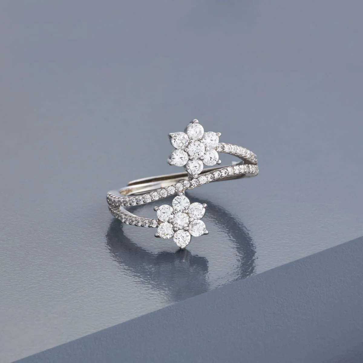 92.5 Silver Finger Ring 194837 - Image 6