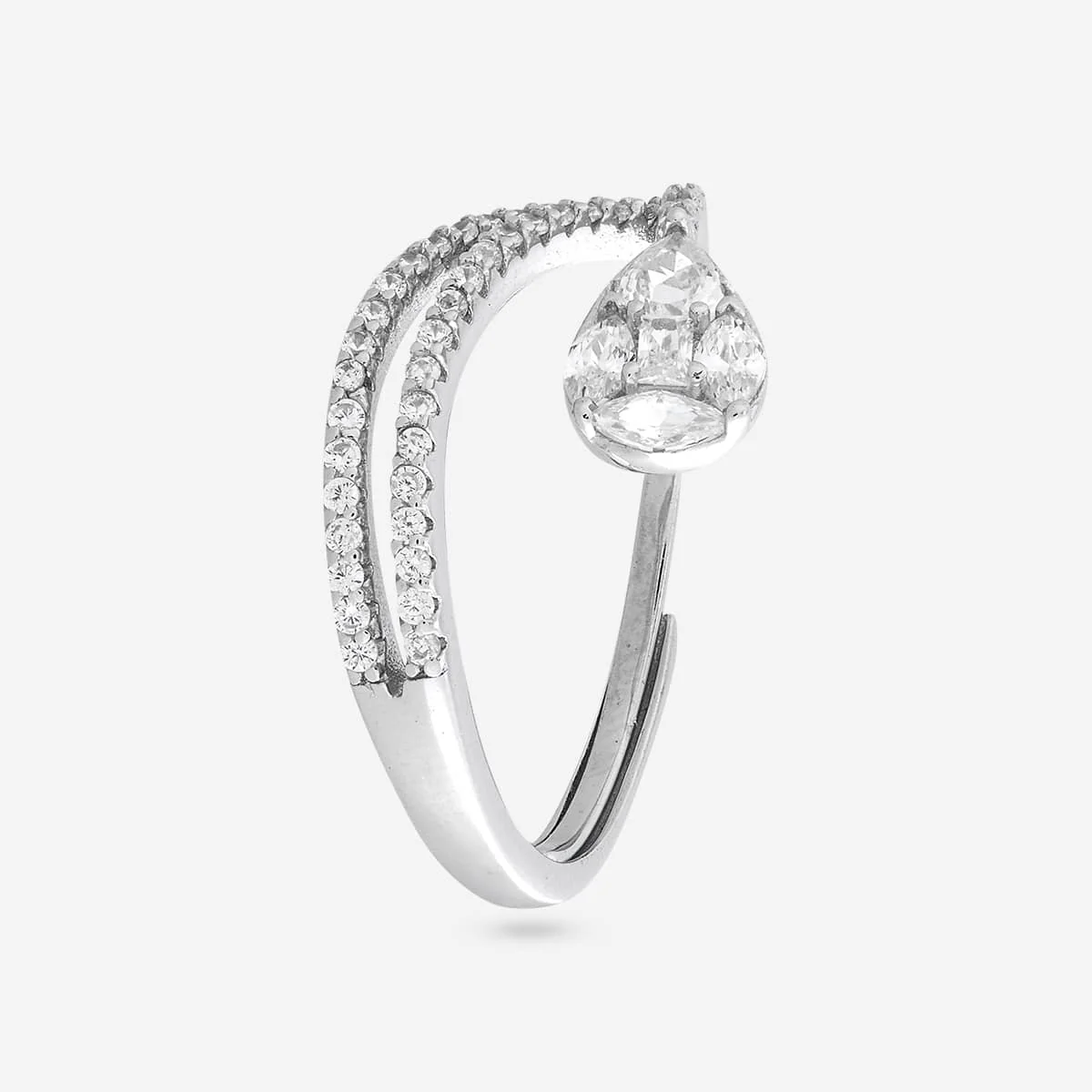 92.5 Silver Finger Ring 194838 - Image 5