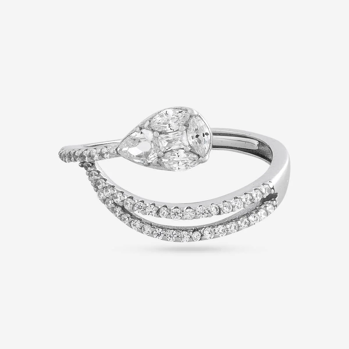 92.5 Silver Finger Ring 194838 - Image 7
