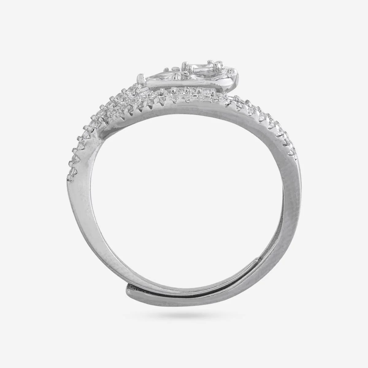 92.5 Silver Finger Ring 194838 - Image 8