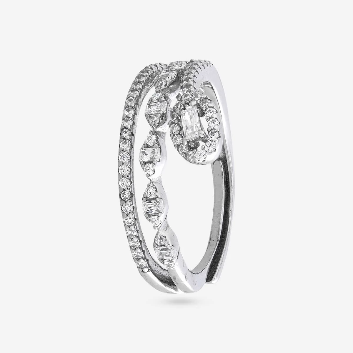 92.5 Silver Finger Ring 194839 - Image 5