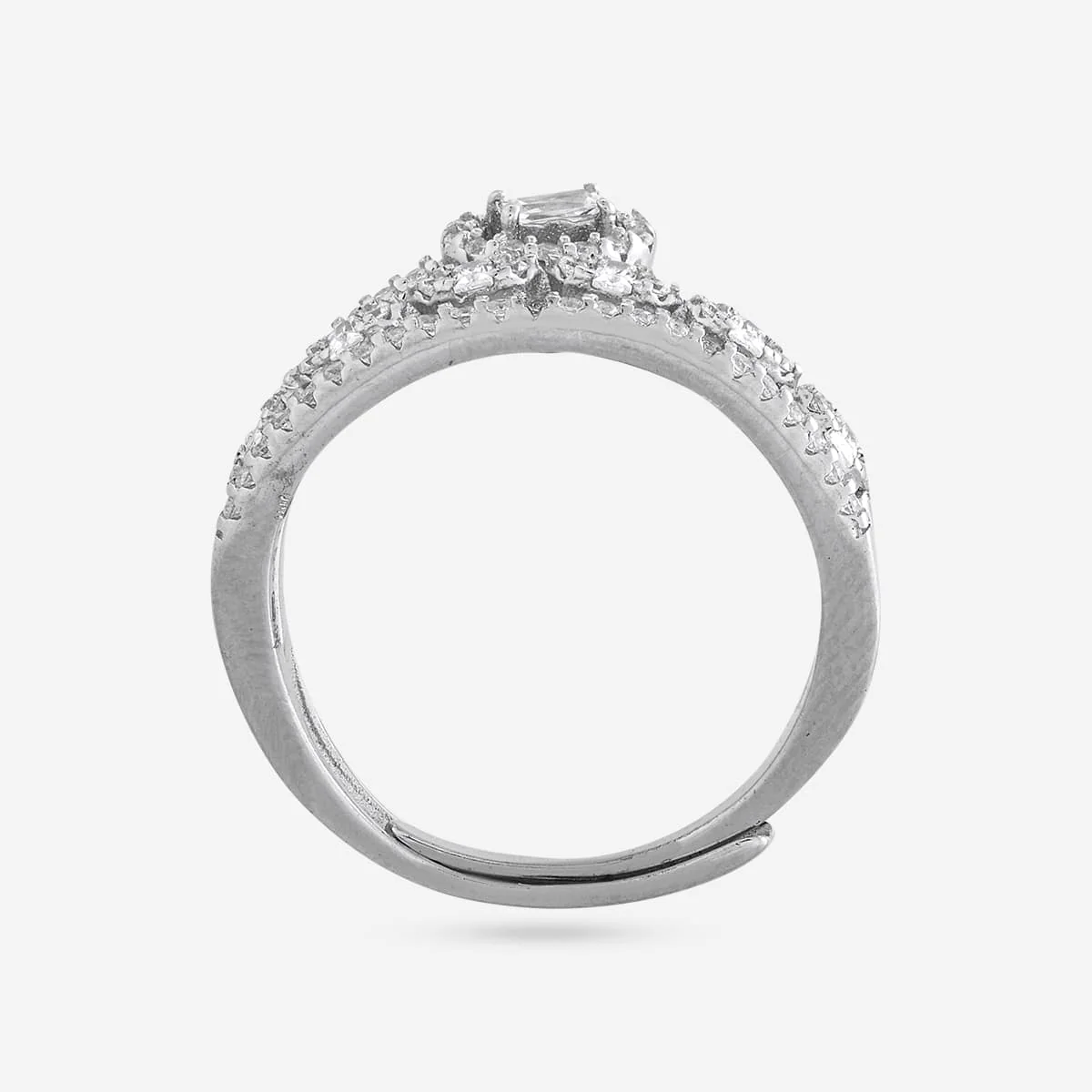 92.5 Silver Finger Ring 194839 - Image 8