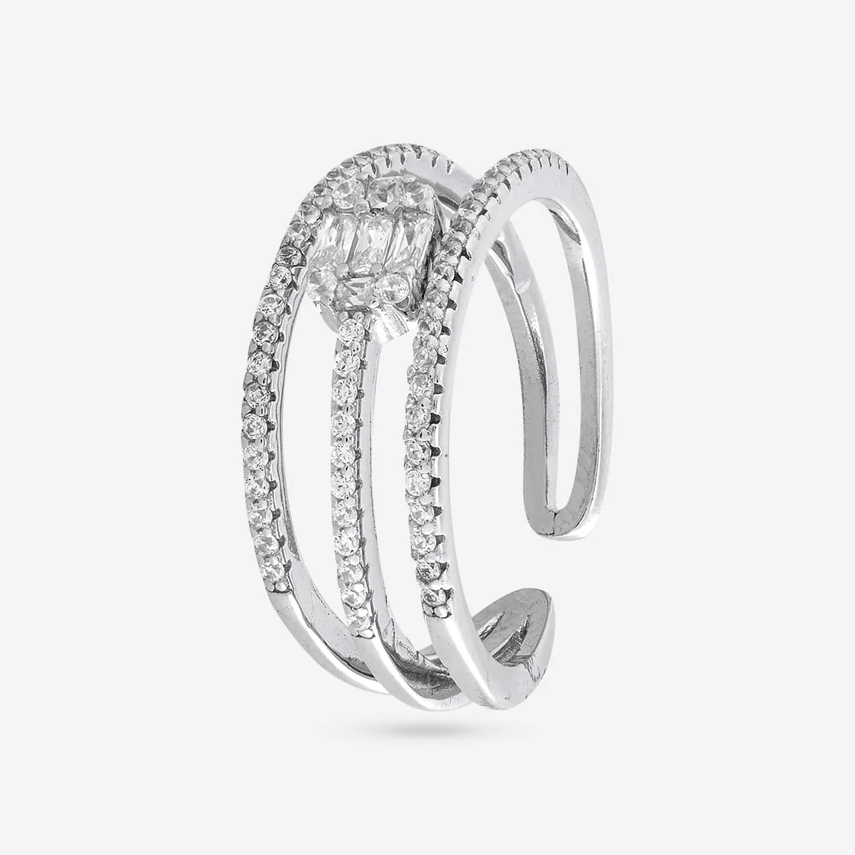 92.5 Silver Finger Ring 194840 - Image 5