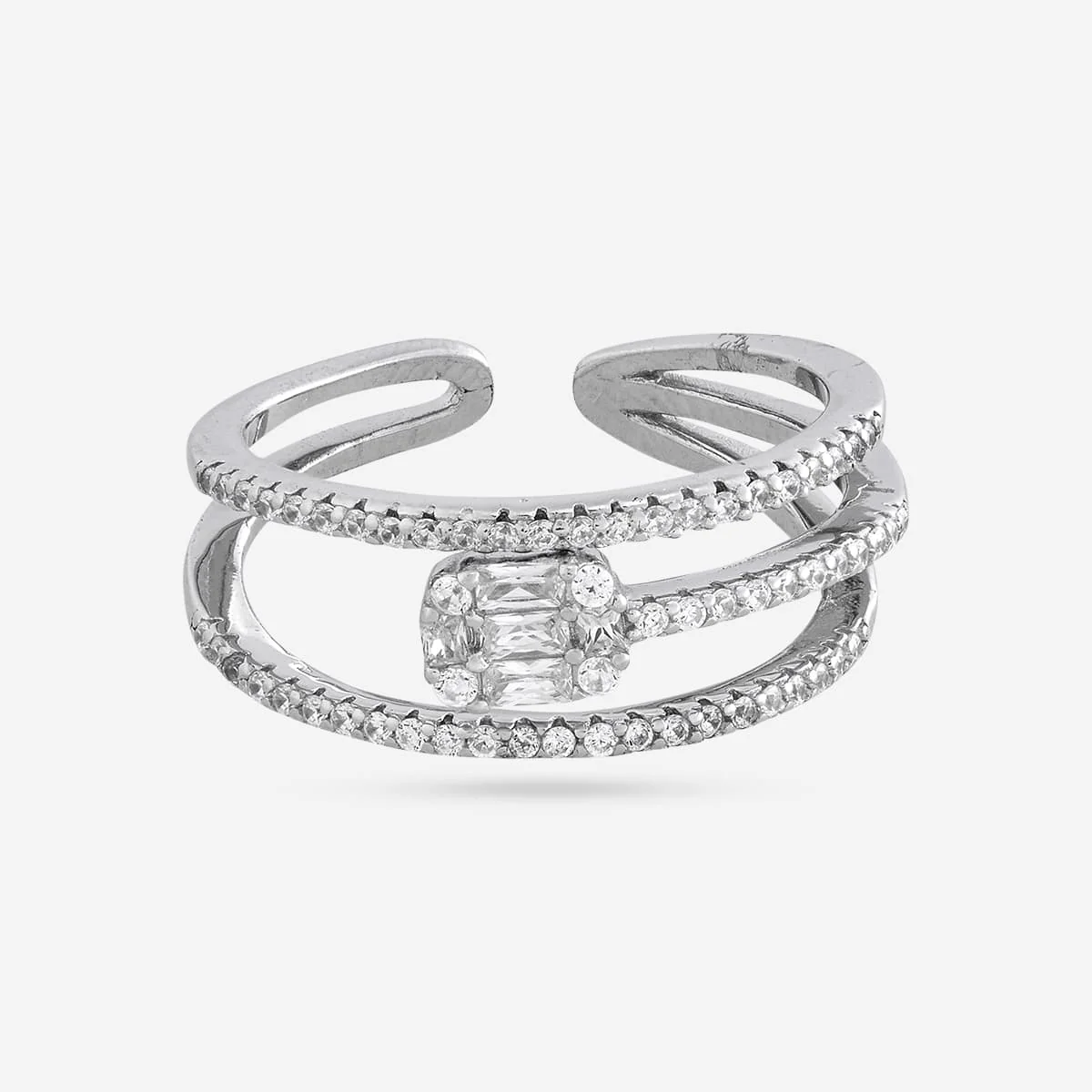 92.5 Silver Finger Ring 194840 - Image 7