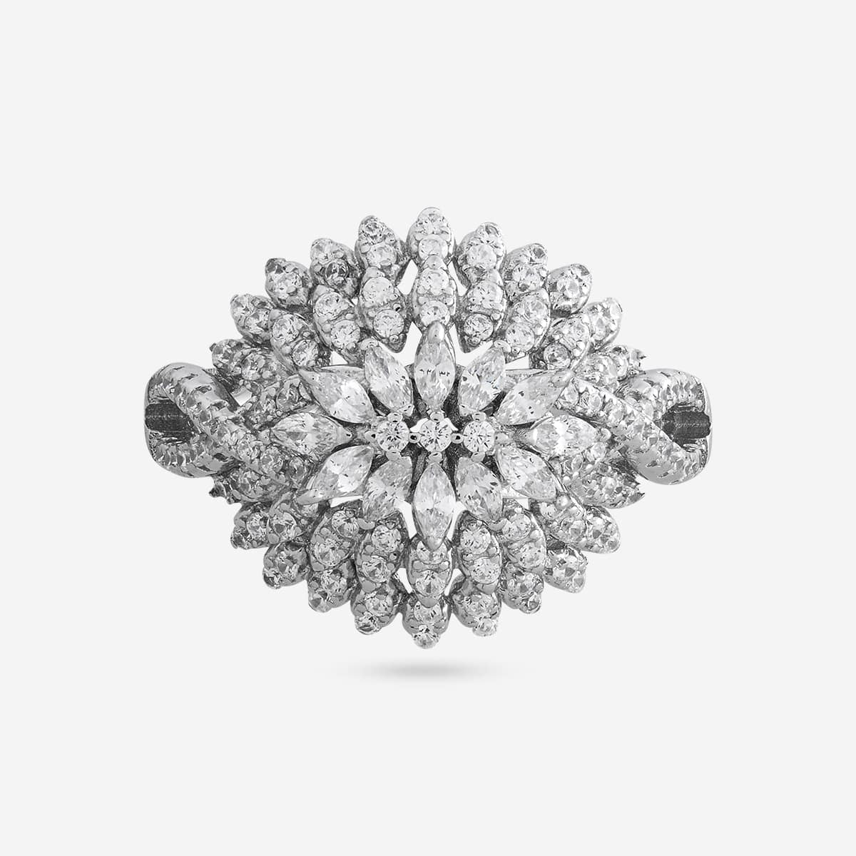 92.5 Silver Finger Ring 194841 - Image 7