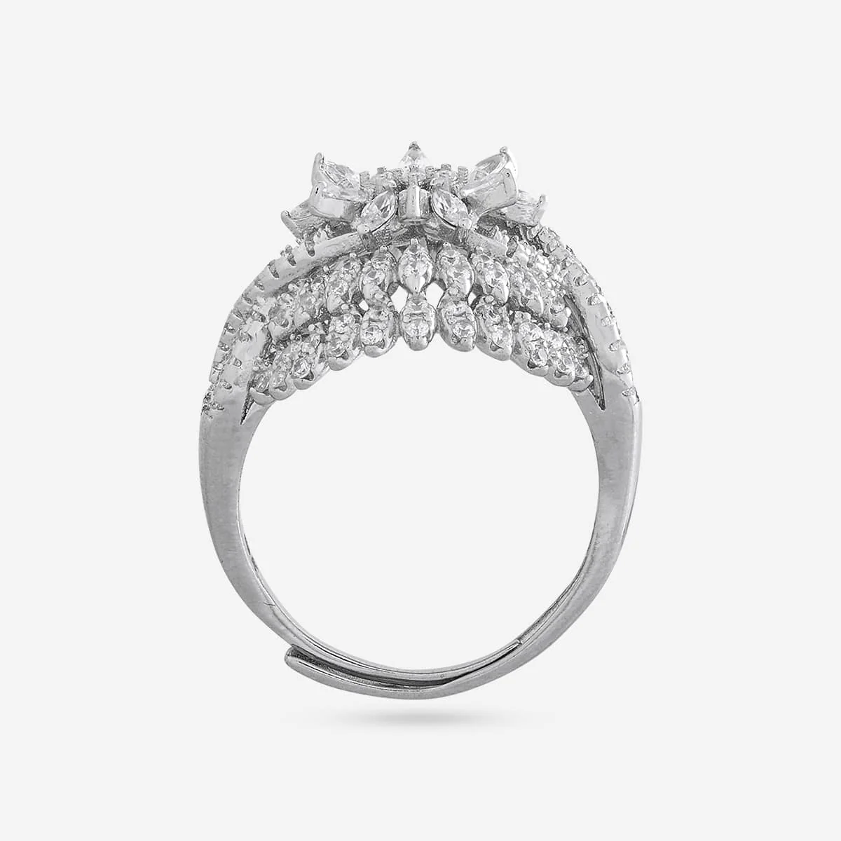 92.5 Silver Finger Ring 194841 - Image 8