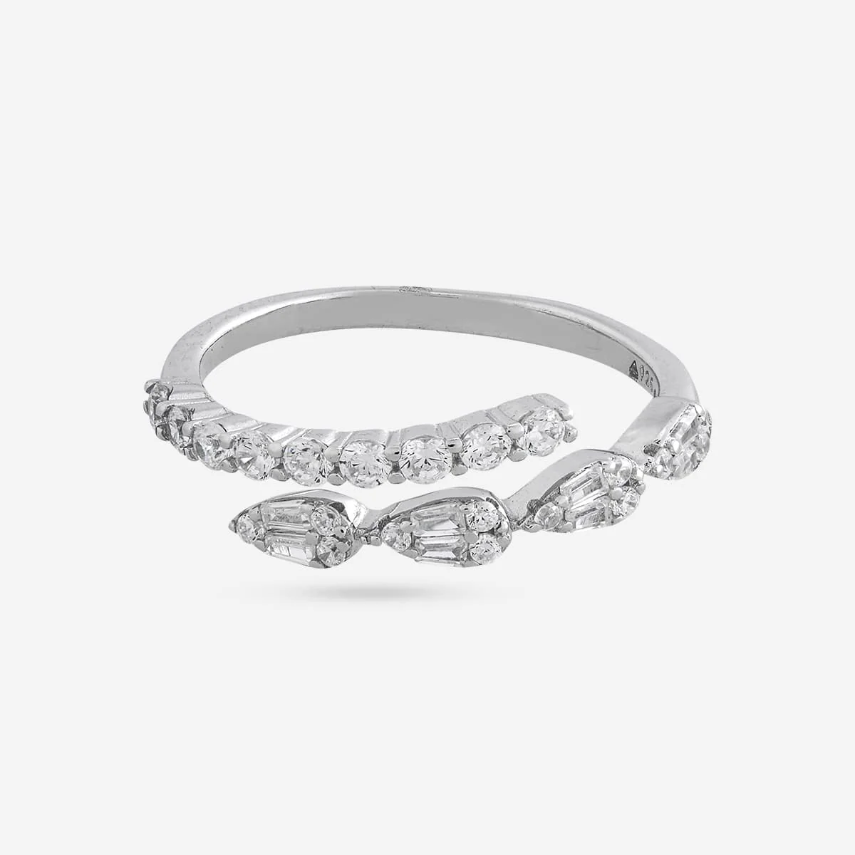 92.5 Silver Finger Ring 194843 - Image 7
