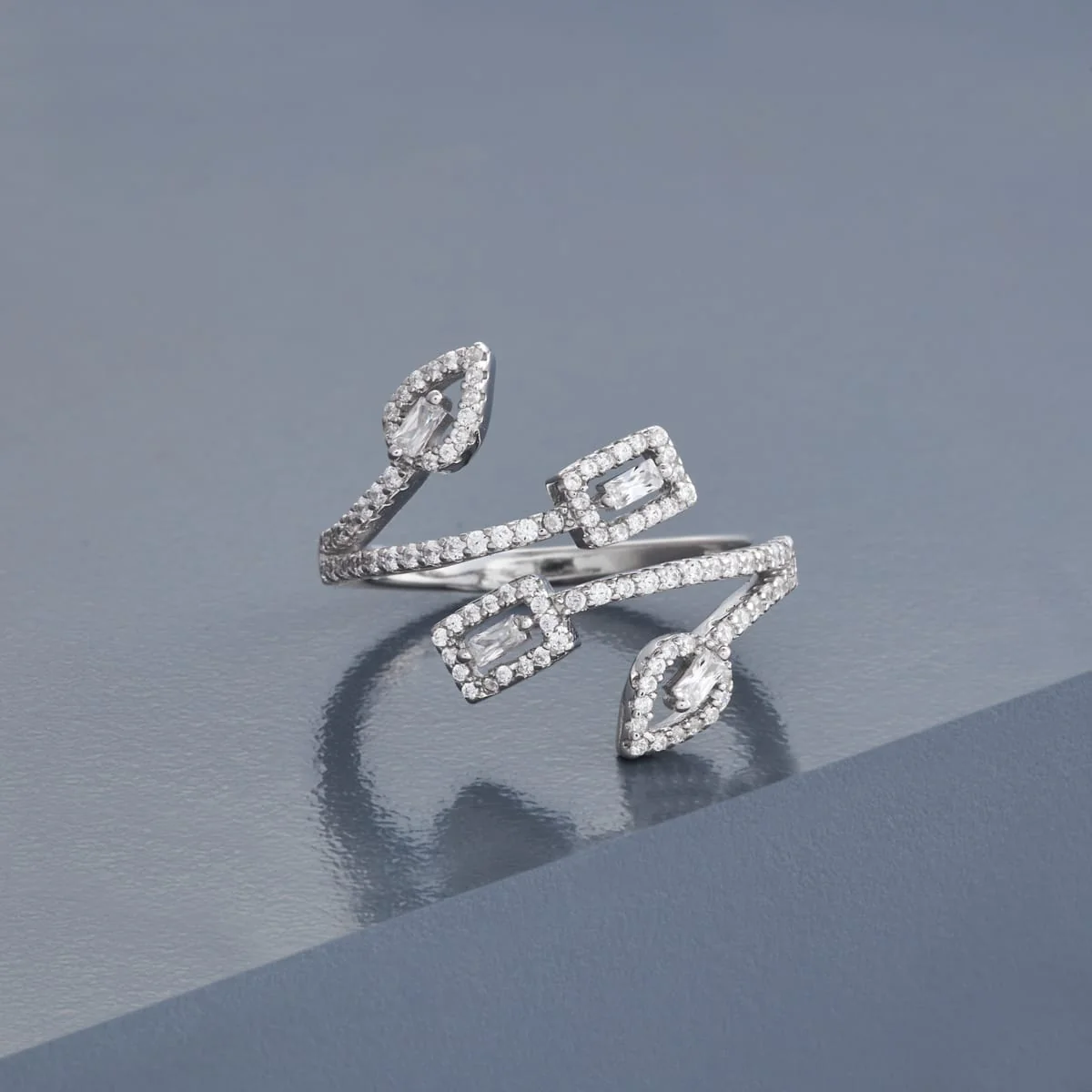 92.5 Silver Finger Ring 194844 - Image 6