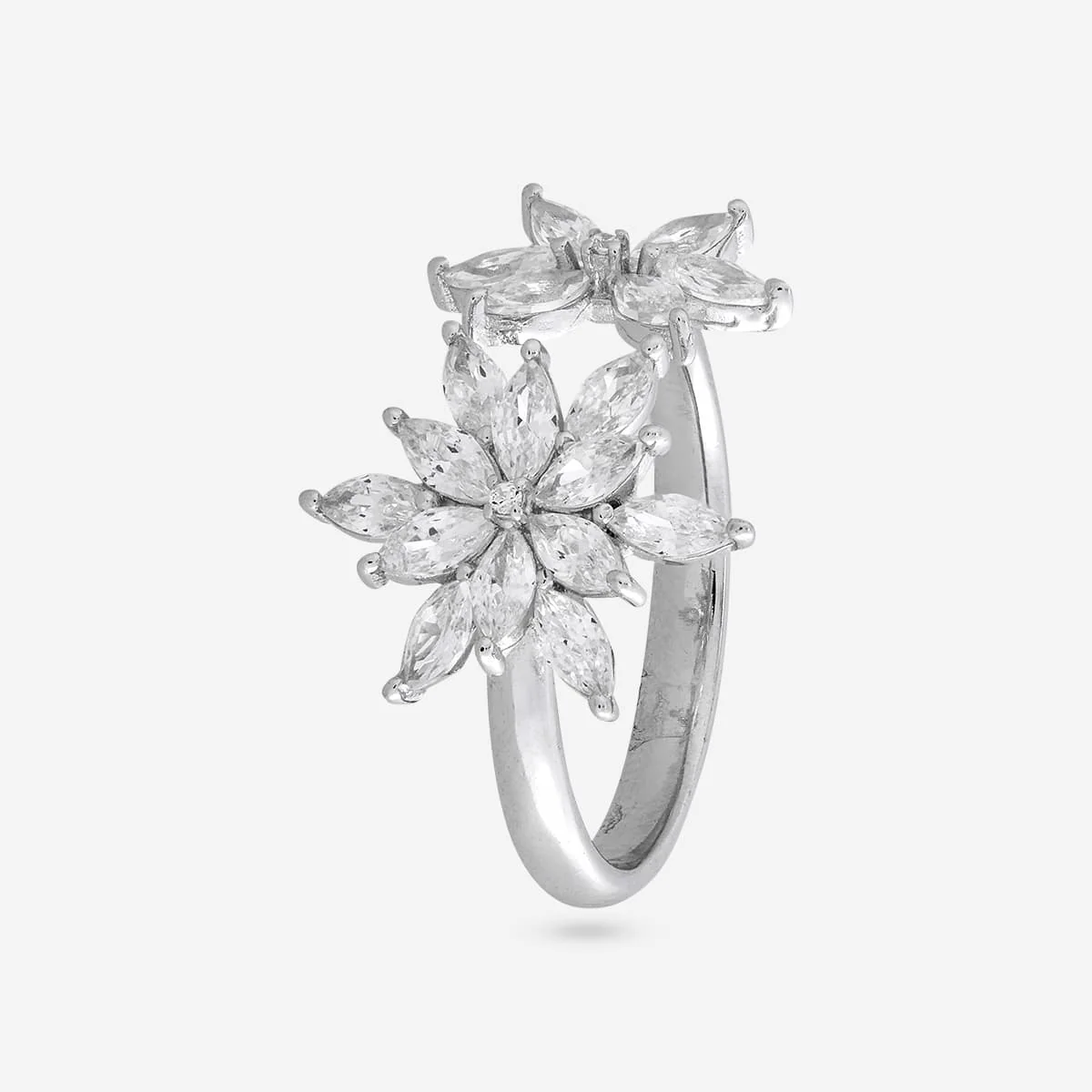 92.5 Silver Finger Ring 194845 - Image 5