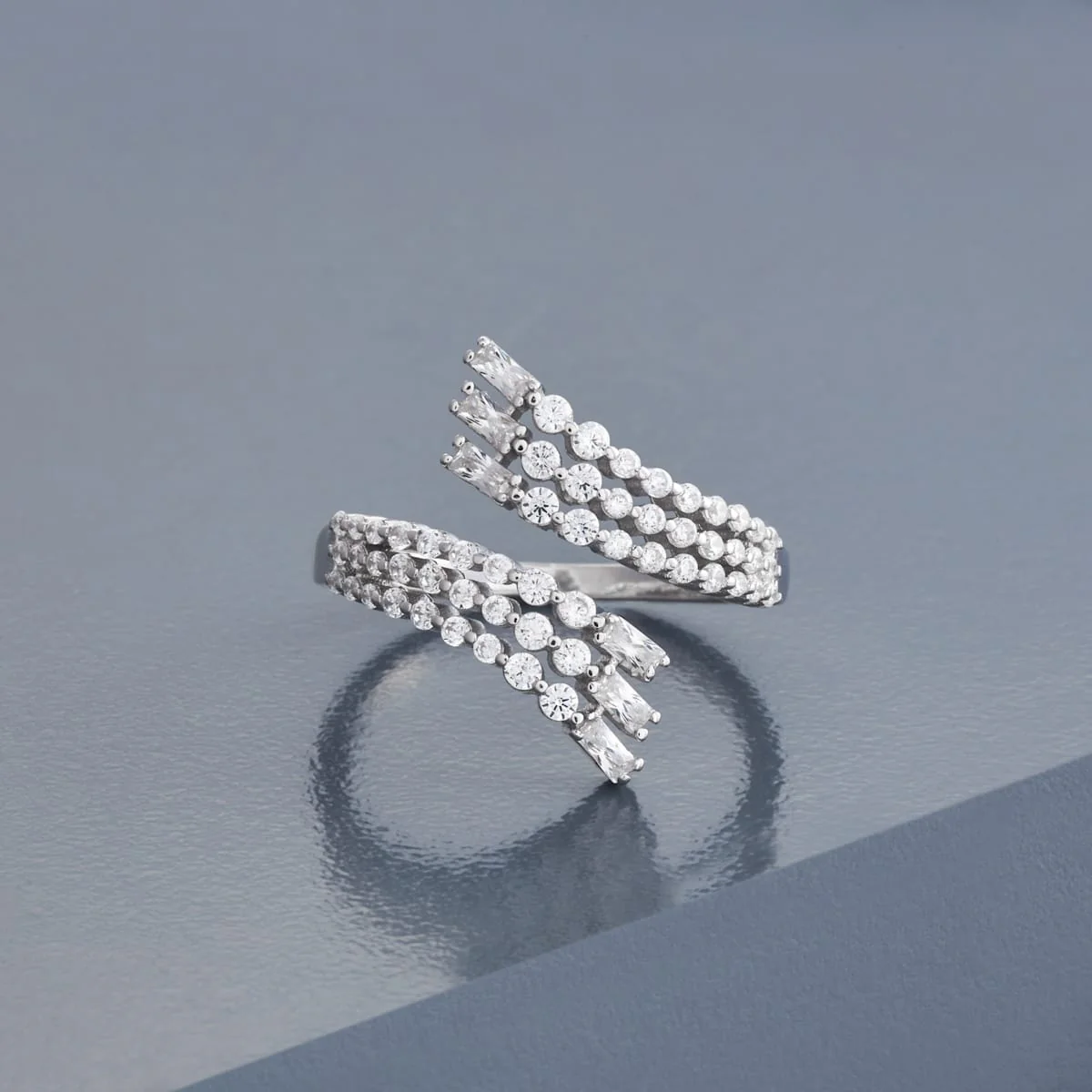 92.5 Silver Finger Ring 194846 - Image 6