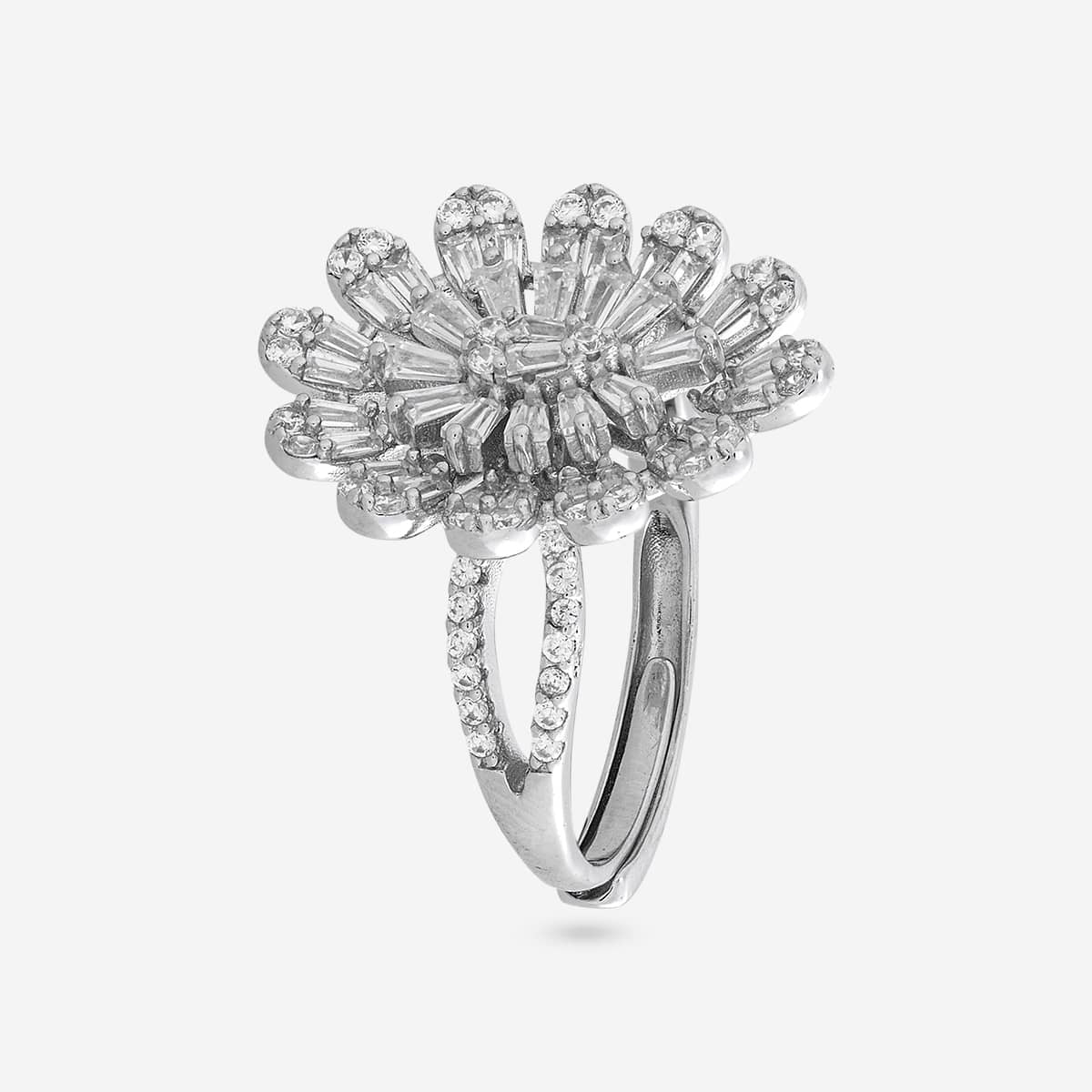 92.5 Silver Finger Ring 194848 - Image 5