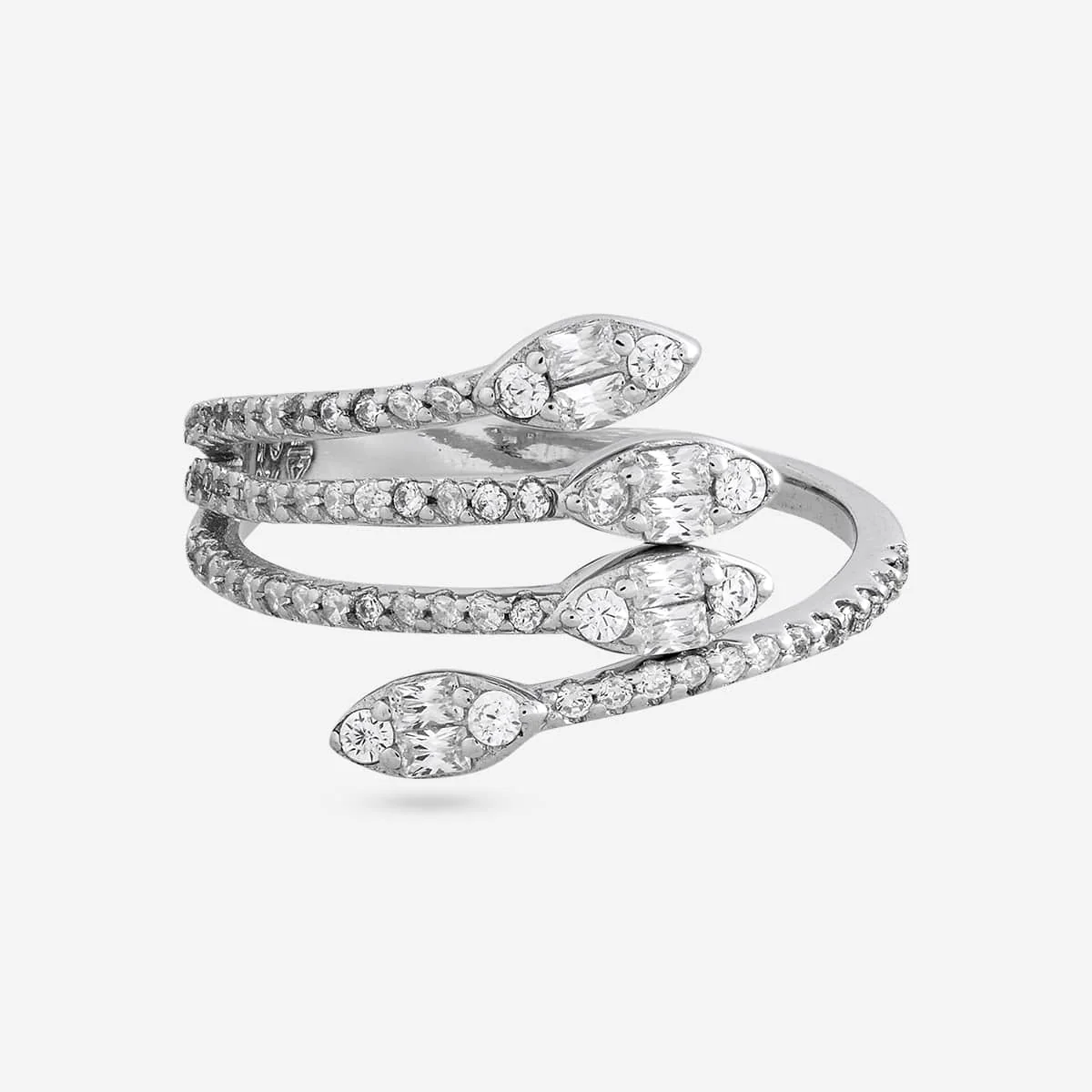 92.5 Silver Finger Ring 194849 - Image 7