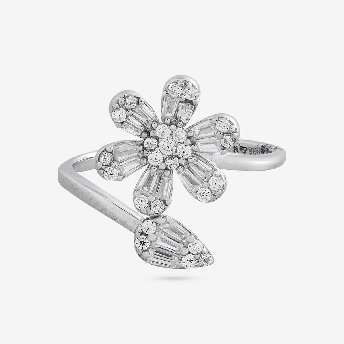 92.5 Silver Finger Ring 194854 - Image 7