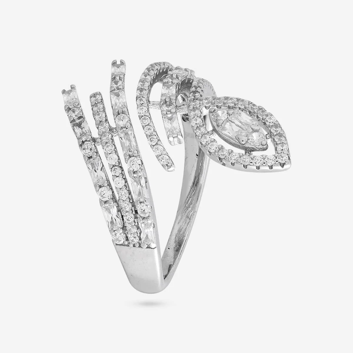 92.5 Silver Finger Ring 194857 - Image 5