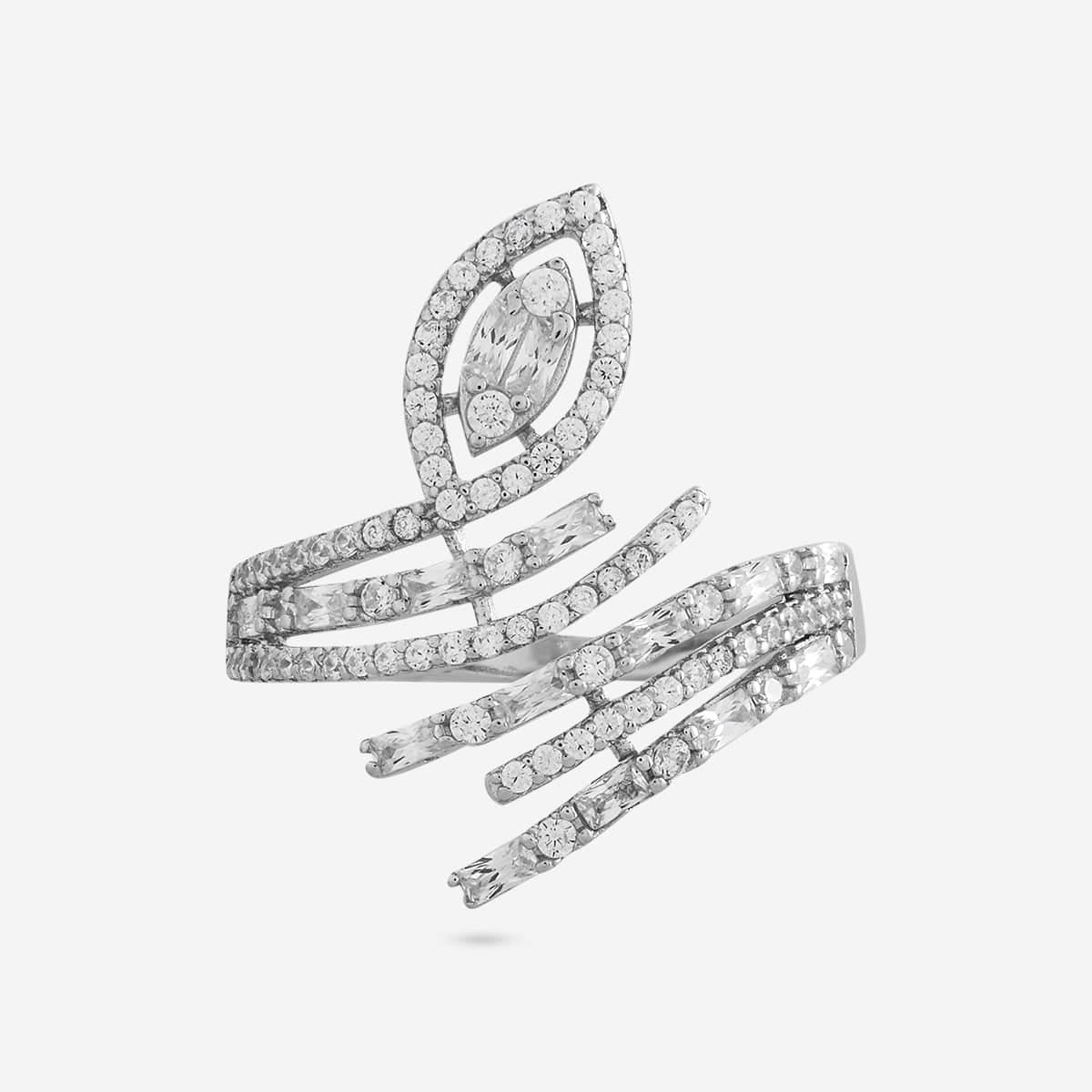 92.5 Silver Finger Ring 194857 - Image 7