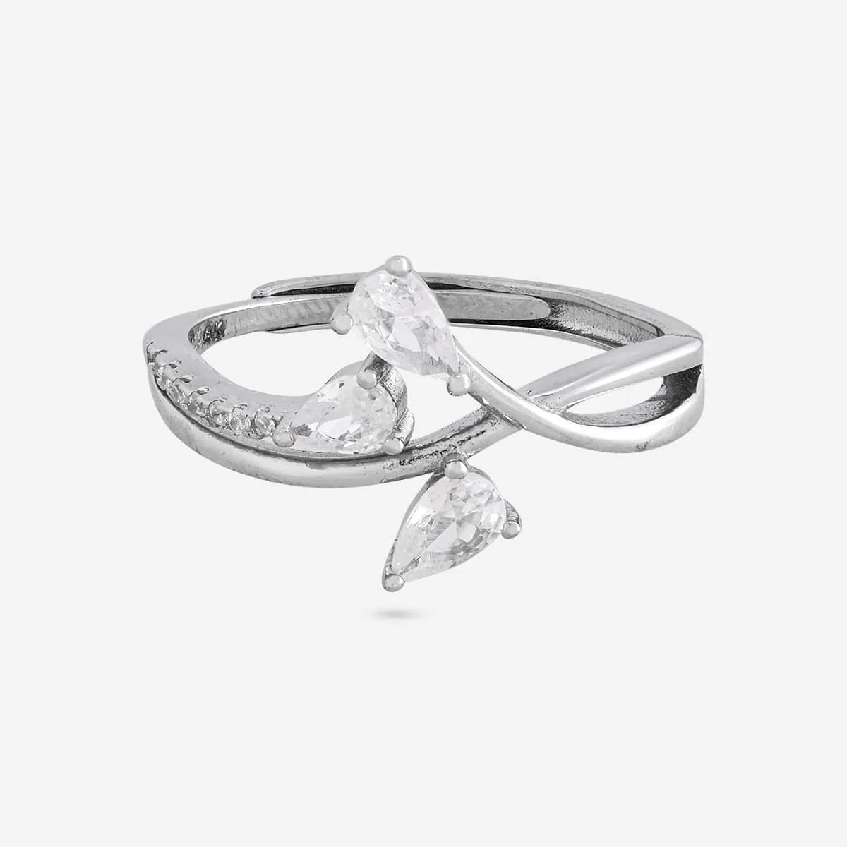92.5 Silver Finger Ring 194858 - Image 7