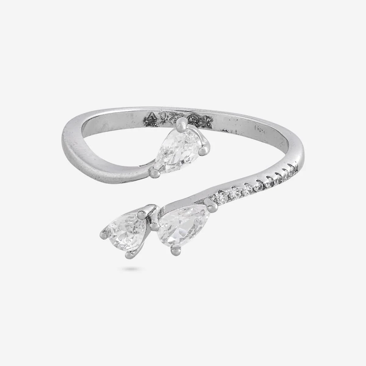 92.5 Silver Finger Ring 194859 - Image 7