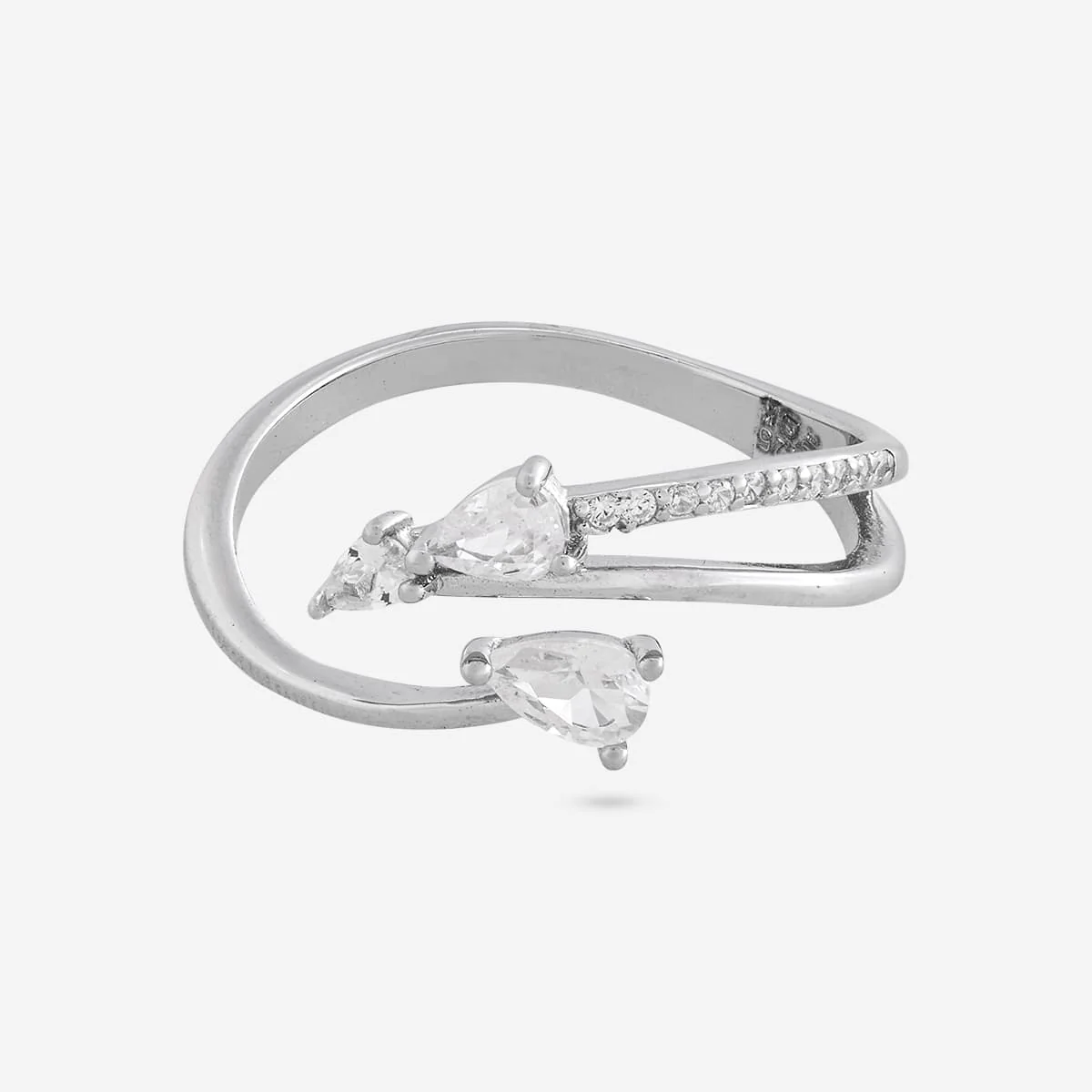 92.5 Silver Finger Ring 194860 - Image 7