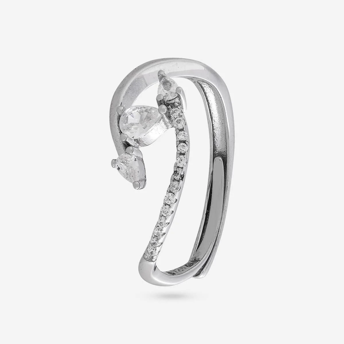 92.5 Silver Finger Ring 194861 - Image 5