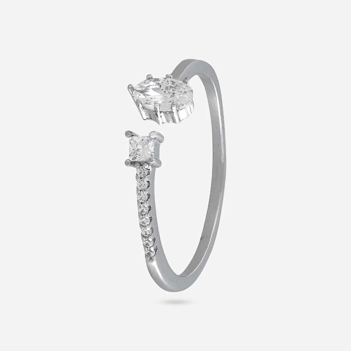 92.5 Silver Finger Ring 194863 - Image 6