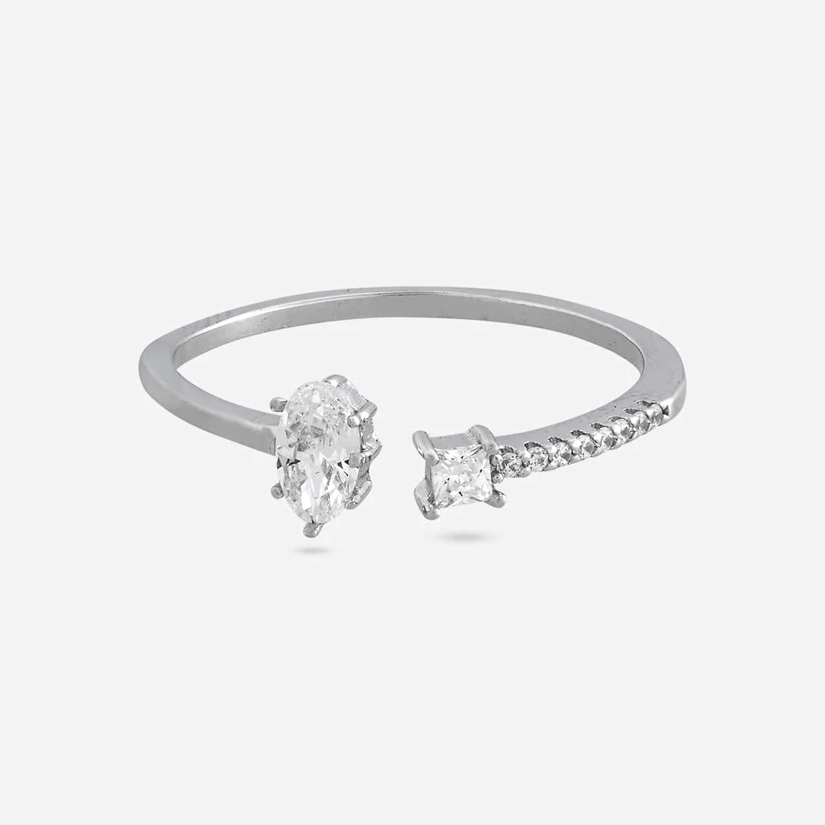 92.5 Silver Finger Ring 194863 - Image 8