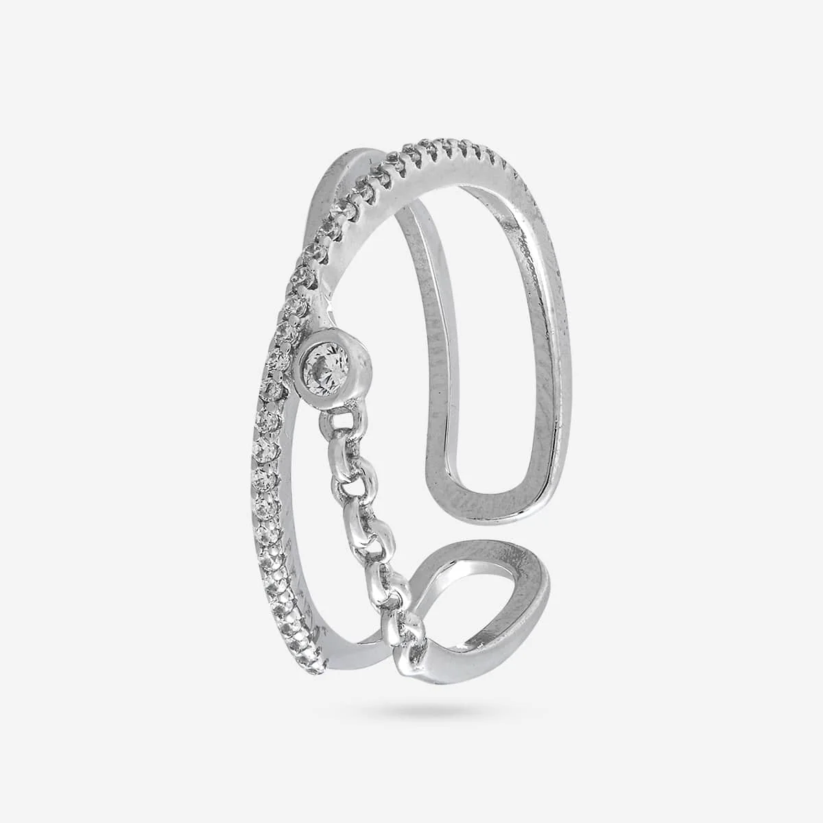 92.5 Silver Finger Ring 194864 - Image 6