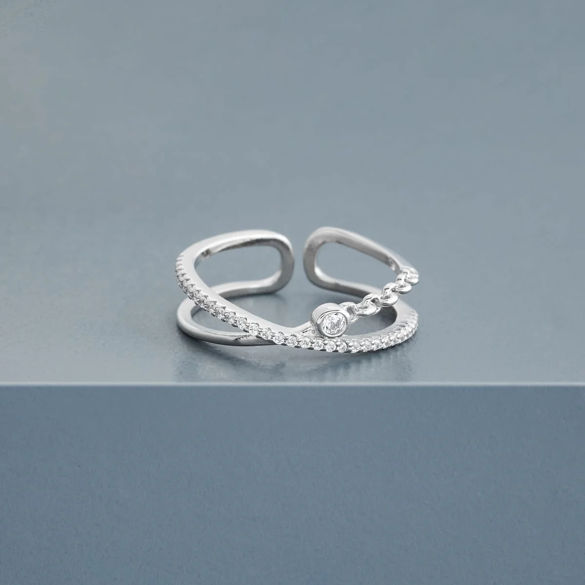 92.5 Silver Finger Ring 194864 - Image 7