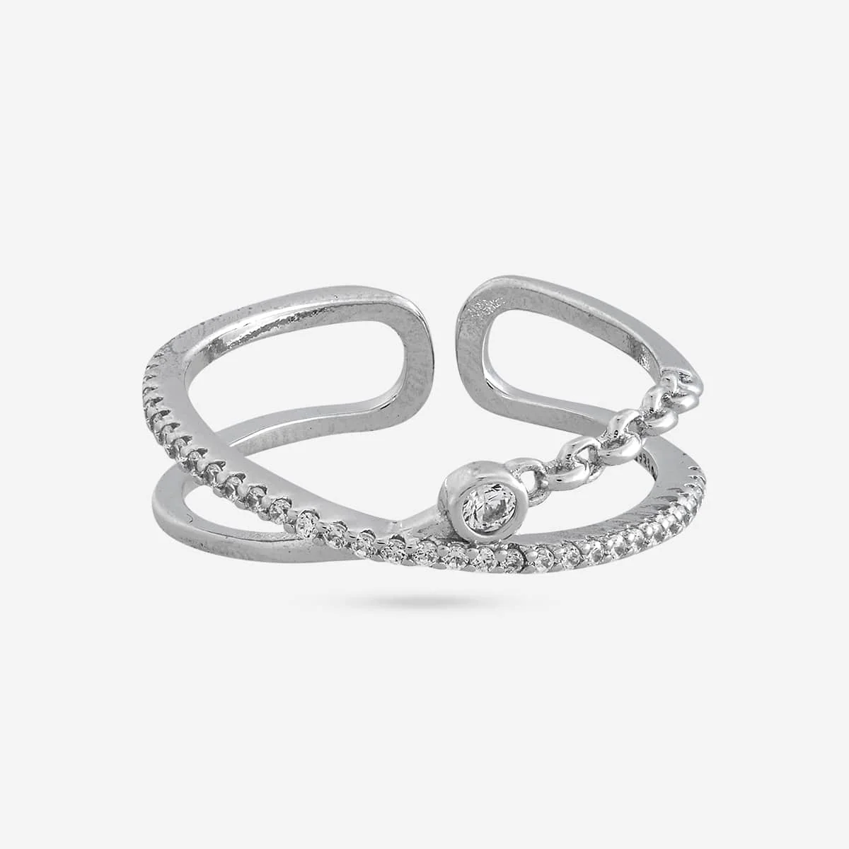 92.5 Silver Finger Ring 194864 - Image 8