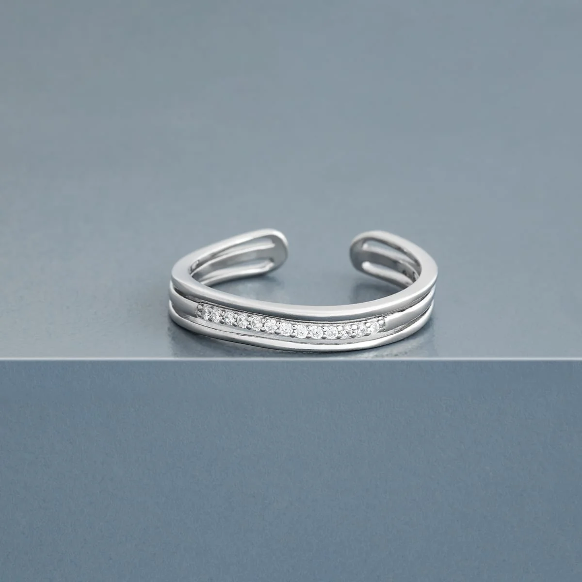 92.5 Silver Finger Ring 194865 - Image 7