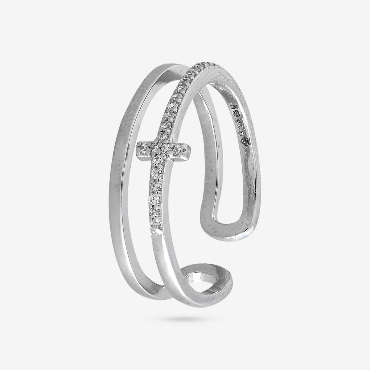 92.5 Silver Finger Ring 194868 - Image 6