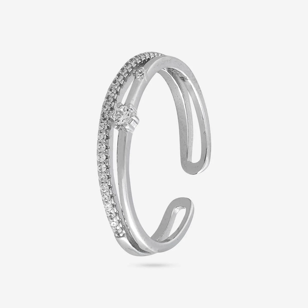 92.5 Silver Finger Ring 194870 - Image 6