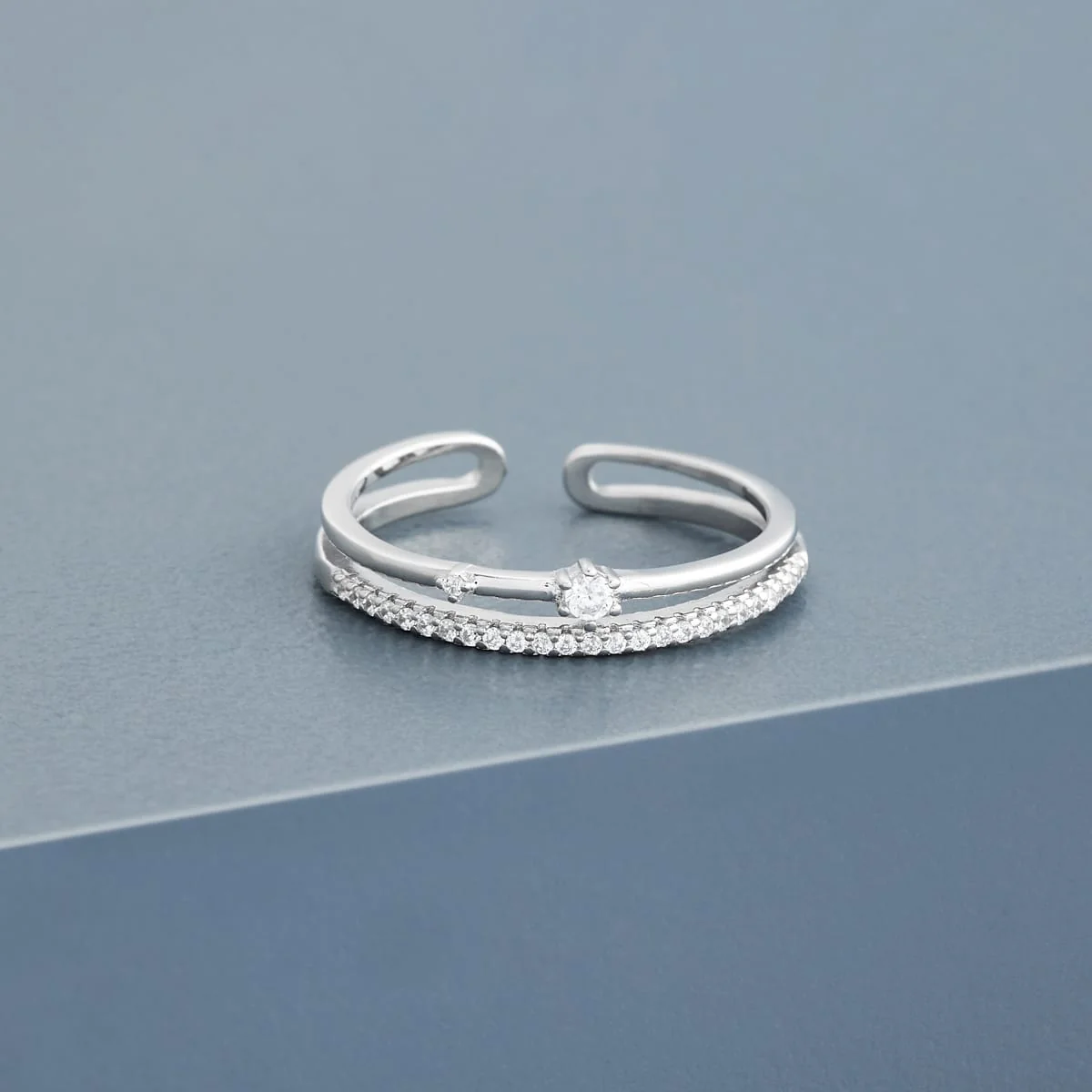 92.5 Silver Finger Ring 194870 - Image 7