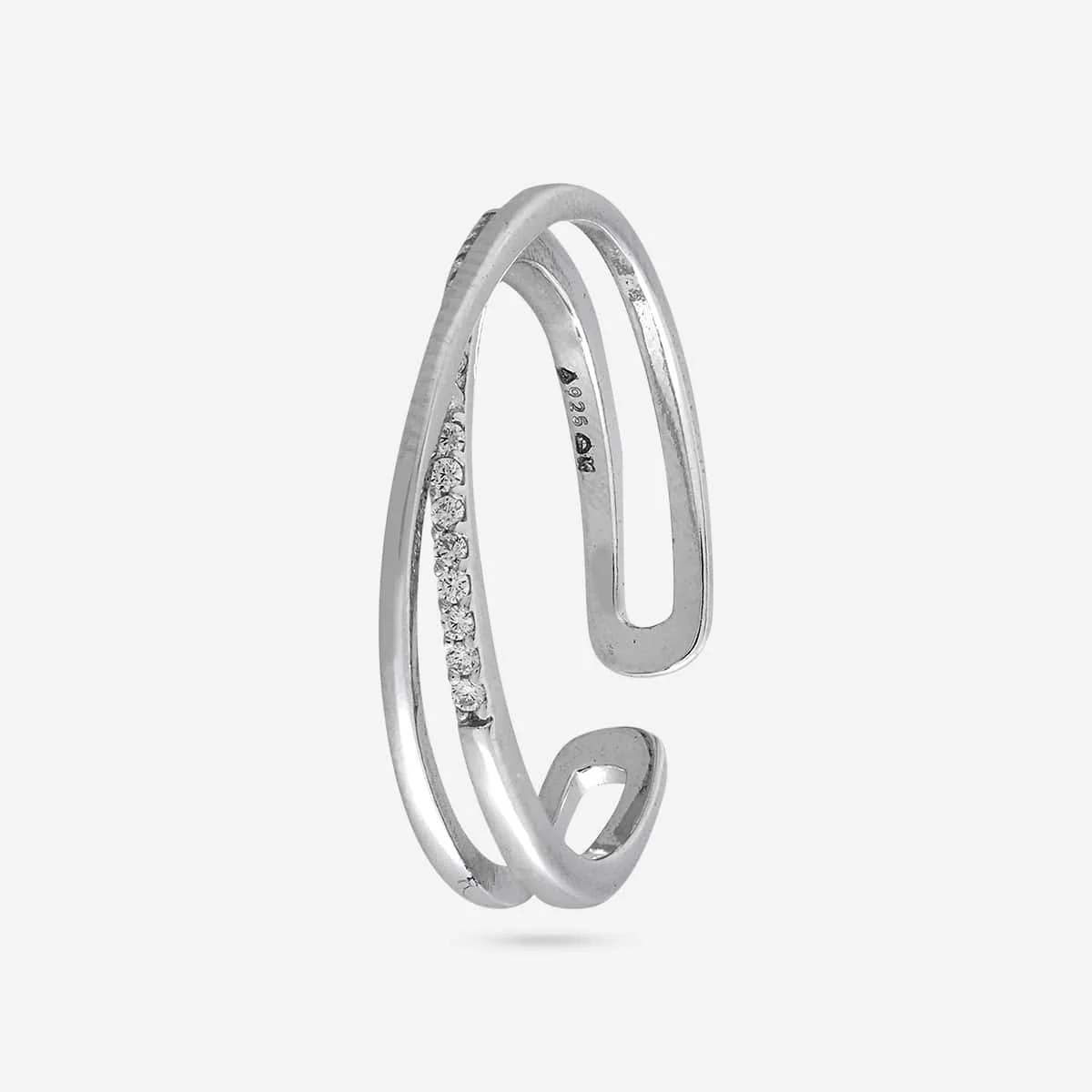92.5 Silver Finger Ring 194873 - Image 6