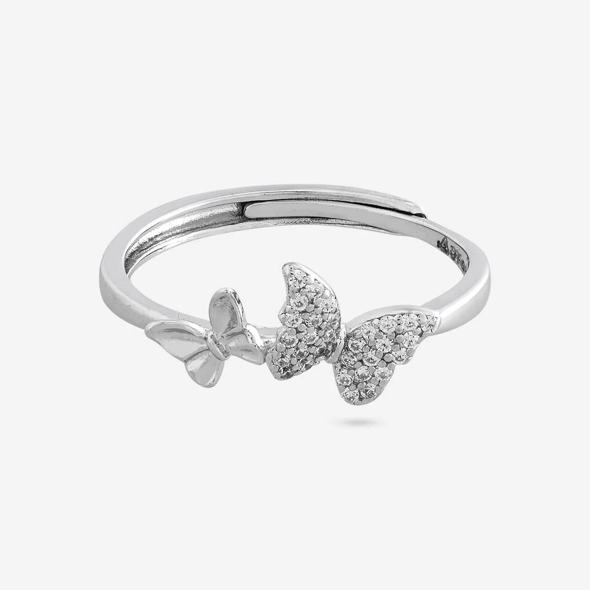 92.5 Silver Finger Ring 194888 - Image 7