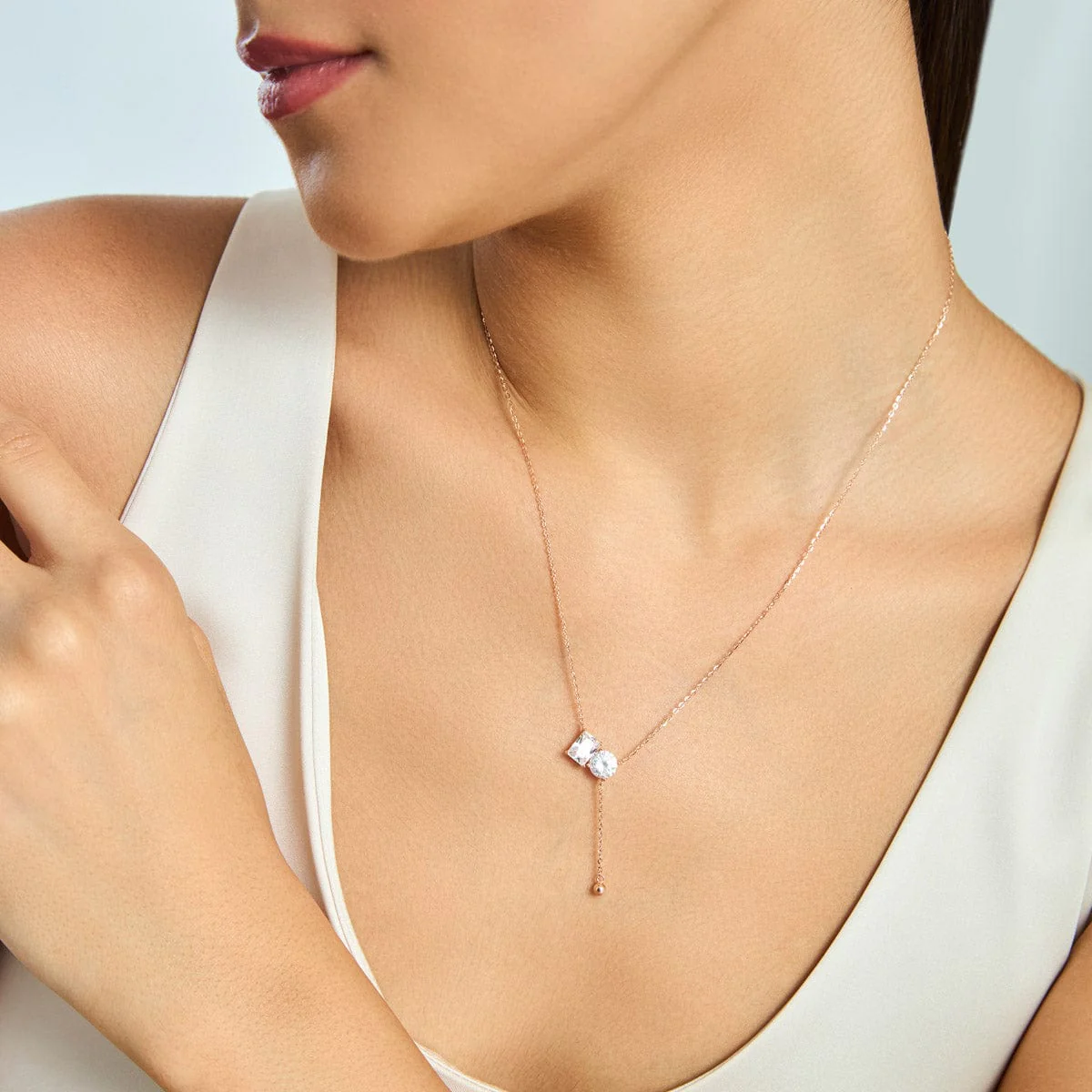 92.5 Silver Necklace 176709 - Image 3