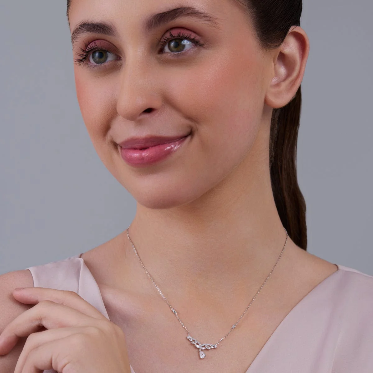 92.5 Silver Necklace 180766 - Image 3