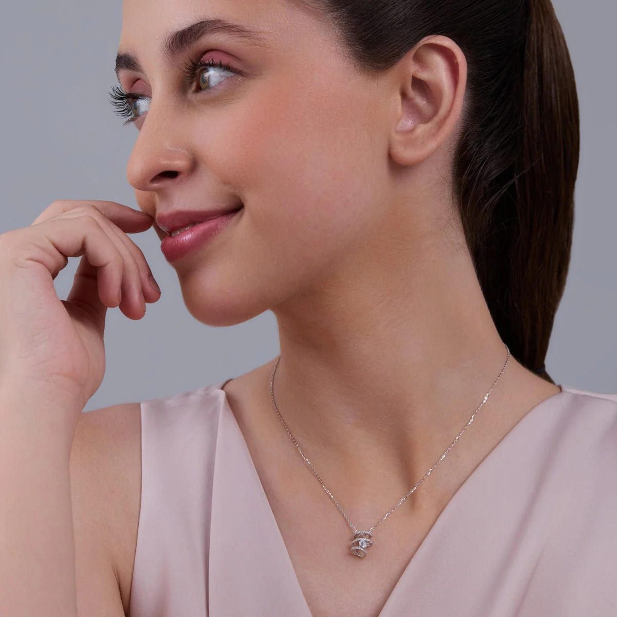 92.5 Silver Necklace 180789 - Image 3