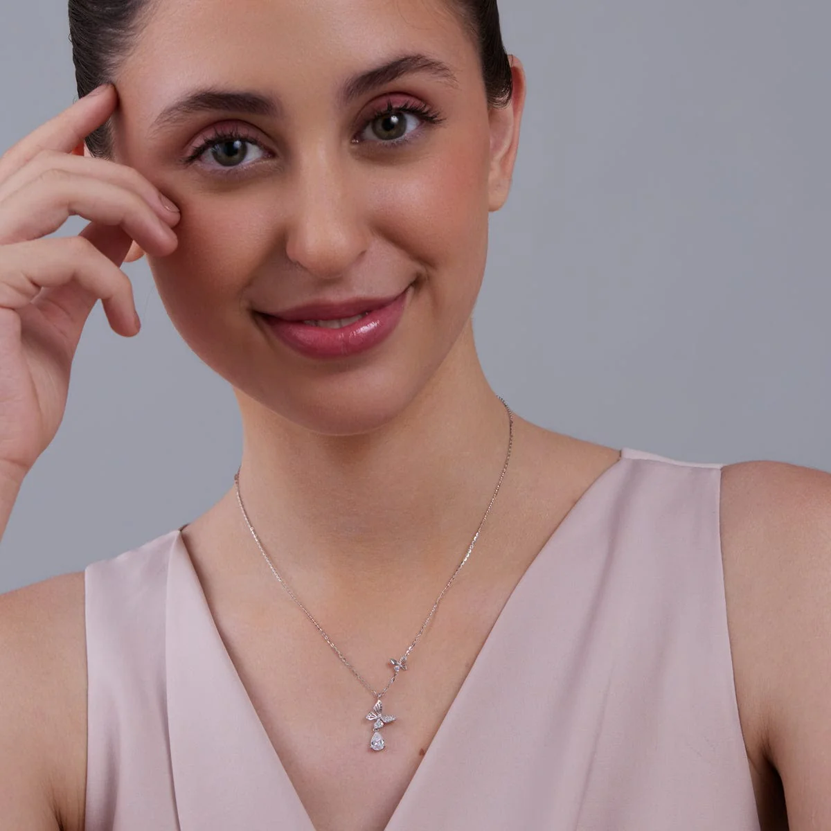 92.5 Silver Necklace 180824 - Image 3