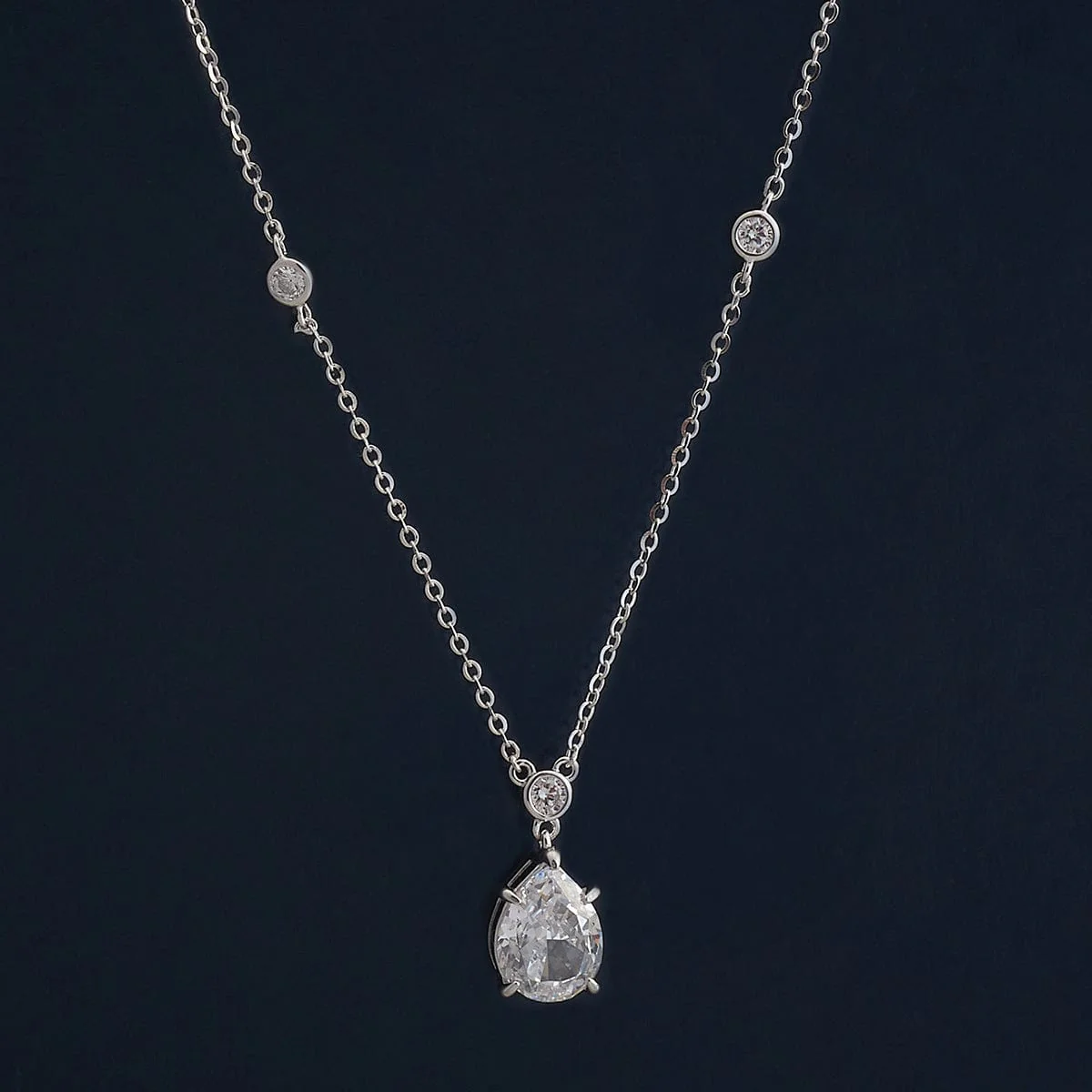 92.5 Silver Necklace 183128 - Image 3