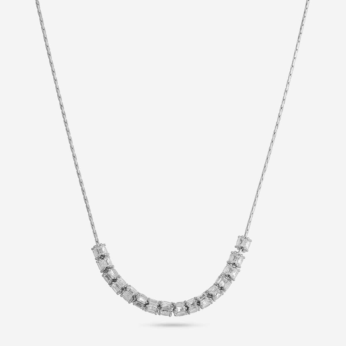 92.5 Silver Necklace 188301 - Image 4